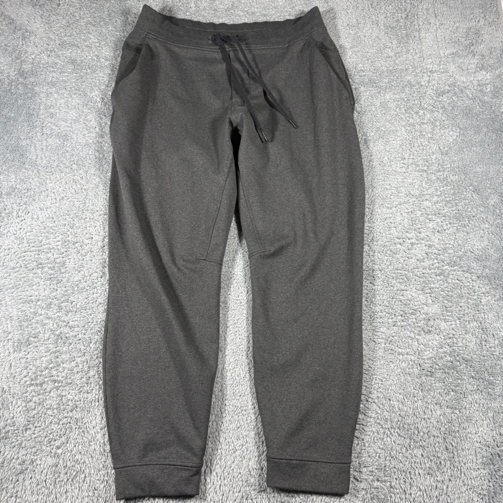 Lululemon City‎ Sweat Jogger Mens Large Heathered Drawstrings Stretch Casual